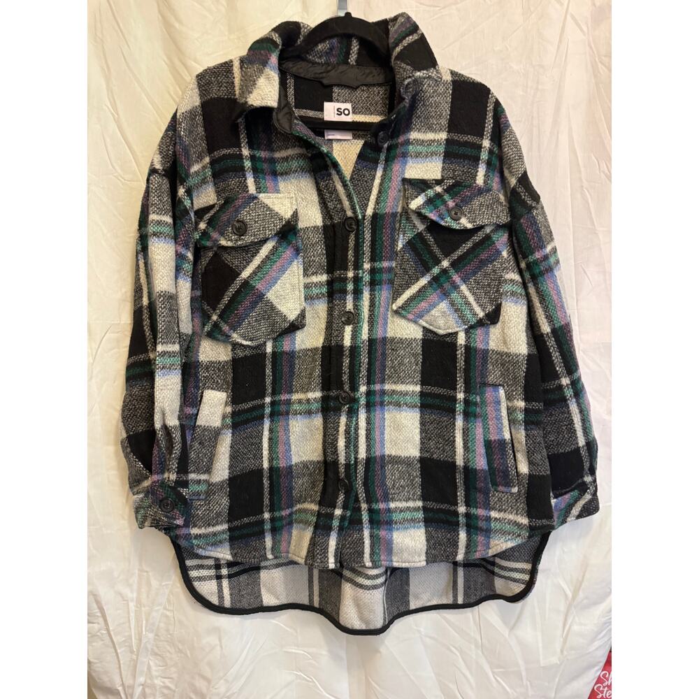 SO Plaid Shacket